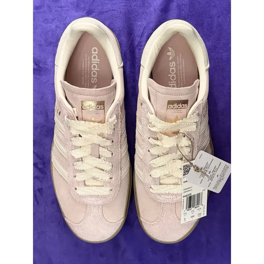 Adidas Gazelle Bold Womens Platform Suede Sneakers Brand New NIB Pink - Picture 7 of 10
